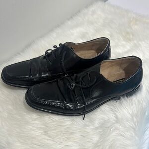 Stacy Adams Sz 10.5 Men's Black Leather Dress Shoes